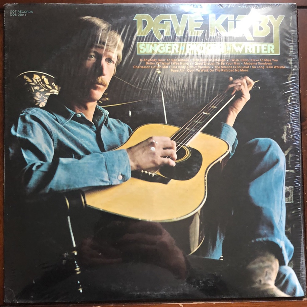 Dave Kirby Singer Picker Writer Vinyl Lp '73 *Unopened Original Seal